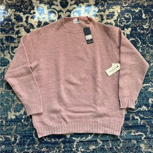 Kingsman x Mr. Porter Shetland Sweater Pale Pink L/XL